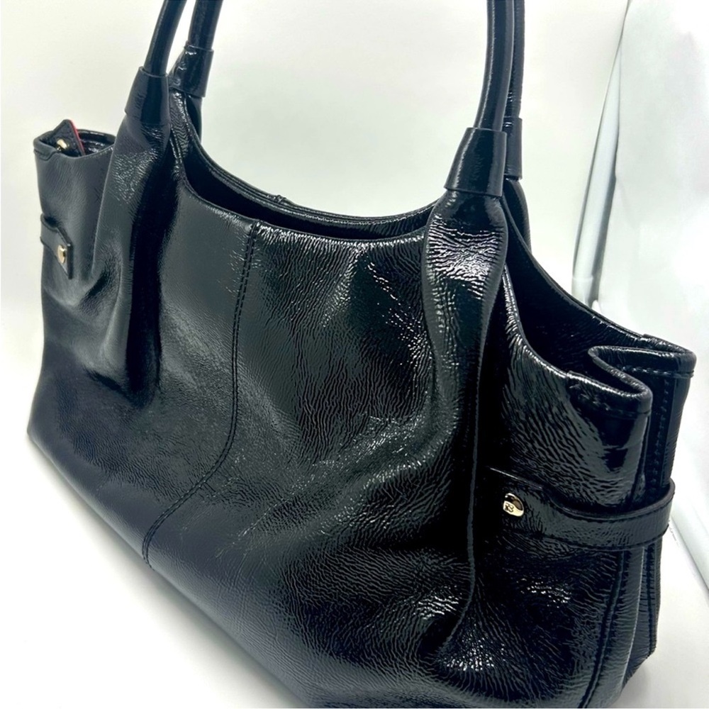 Kate Spade Berkshire Road Stevie Bag in Black Patent Leather. Gently ♥️’d - Picture 3 of 16